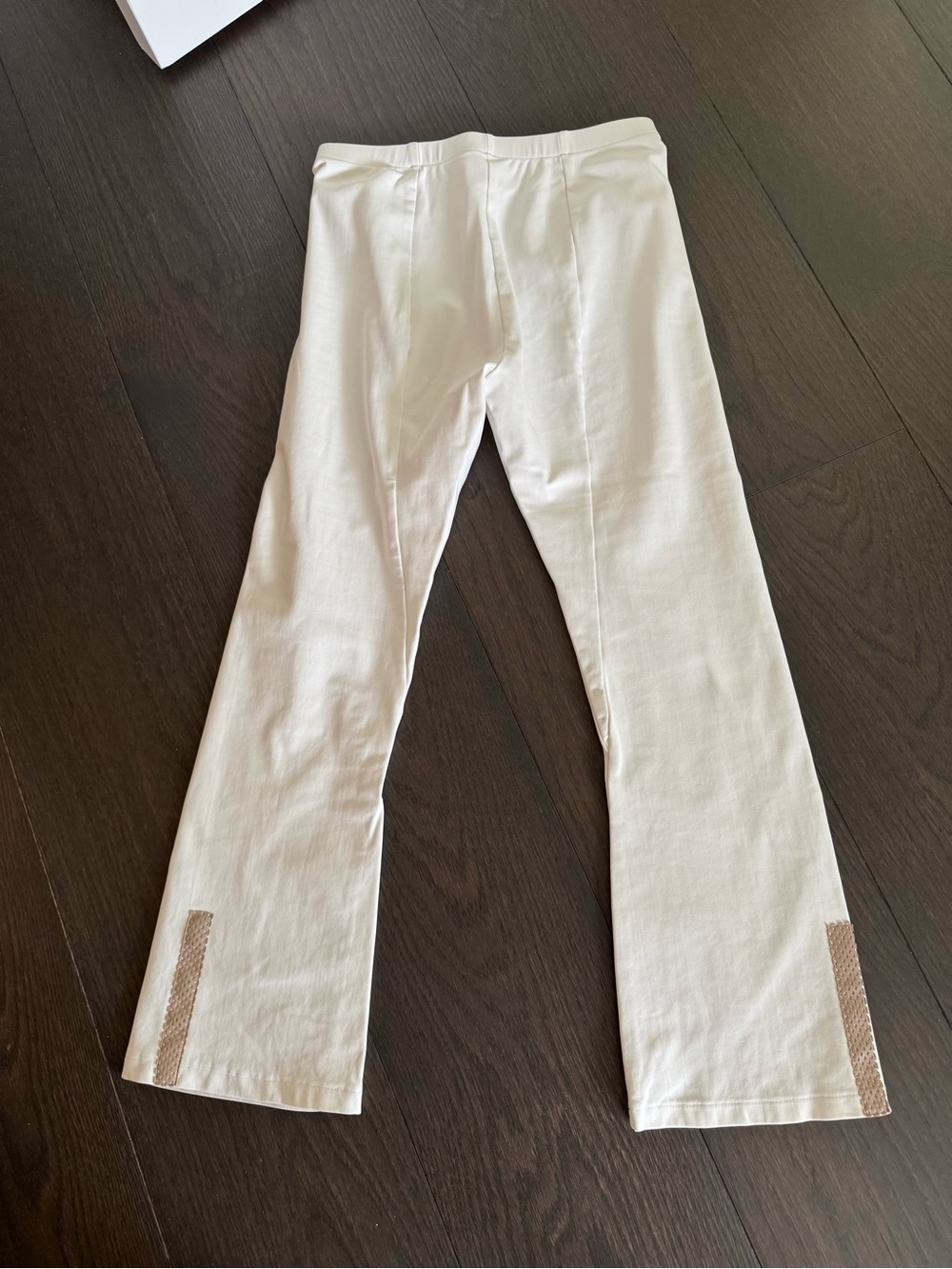 Women's Cream Straight-Leg Pants